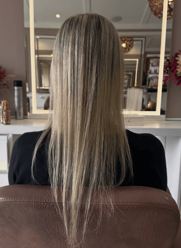 Antes — Volume e ondulação com efeito natural